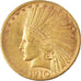 Moneda, Estados Unidos, Indian Head, $10, Eagle, 1910, U.S. Mint, San Francisco