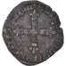 Moeda, França, Henri III, 1/4 Ecu, 1588, Nantes, VF(30-35), Prata, Sombart:4662