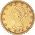 Moneta, USA, Coronet Head, $10, Eagle, 1886, San Francisco, EF(40-45), Złoto