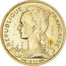 Coin, Madagascar, 10 Francs, 1953, Paris, ESSAI, MS(65-70), Aluminum-Bronze