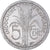 Münze, FRENCH INDO-CHINA, 5 Cents, 1946, Paris, ESSAI, UNZ+, Aluminium, KM:E40