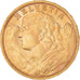 Moneda, Suiza, 20 Francs, 1927, Bern, SC, Oro, KM:35.1