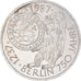 Munten, Federale Duitse Republiek, 10 Mark, 1987, Hamburg, Germany, PR+, Zilver