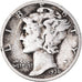 Coin, United States, Mercury Dime, Dime, 1936, U.S. Mint, Philadelphia