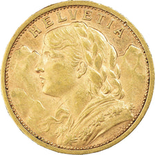 Moeda, Suíça, 20 Francs, 1899, Bern, AU(50-53), Dourado, KM:35.1