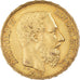 Moneta, Belgio, Leopold II, 20 Francs, 20 Frank, 1867, SPL-, Oro, KM:32