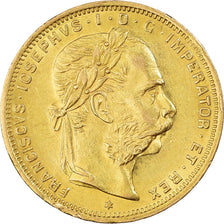 Monnaie, Autriche, Franz Joseph I, 8 Florins-20 Francs, 1889, Vienna, SPL, Or