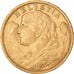 Moneta, Svizzera, 20 Francs, 1912, Bern, SPL, Oro, KM:35.1