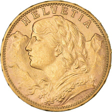 Monnaie, Suisse, 20 Francs, 1913, Bern, SUP+, Or, KM:35.1