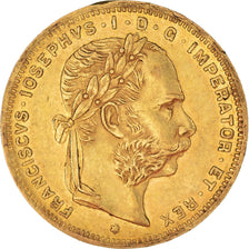 Monnaie, Autriche, Franz Joseph I, 8 Florins-20 Francs, 1881, SUP, Or, KM:2269