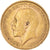 Coin, Great Britain, George V, 1/2 Sovereign, 1914, London, AU(50-53), Gold