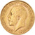 Moneta, Gran Bretagna, George V, 1/2 Sovereign, 1914, London, BB+, Oro, KM:819