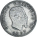 Moneta, Italia, Vittorio Emanuele II, Lira, 1867, Milan, MB, Argento, KM:5a.1