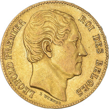 Coin, Belgium, Leopold I, 20 Francs, 1865, EF(40-45), Gold, KM:23