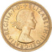 Monnaie, Grande-Bretagne, Elizabeth II, Sovereign, 1963, SPL, Or, KM:908