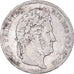 Moneda, Francia, Louis-Philippe, 5 Francs, 1838, Paris, BC+, Plata, KM:749.1