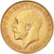 Coin, Great Britain, George V, 1/2 Sovereign, 1913, AU(50-53), Gold, KM:819