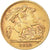 Moneda, Gran Bretaña, George V, 1/2 Sovereign, 1913, MBC+, Oro, KM:819