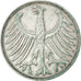 Moneta, Niemcy - RFN, 5 Mark, 1951, Karlsruhe, EF(40-45), Srebro, KM:112.1