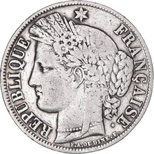 Coin, France, Cérès, 5 Francs, 1851, Paris, VF(20-25), Silver, KM:761.1