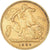 Moneda, Gran Bretaña, Edward VII, 1/2 Sovereign, 1902, MBC, Oro, KM:804