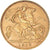 Coin, Great Britain, Edward VII, 1/2 Sovereign, 1910, AU(50-53), Gold, KM:804