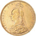 Moneda, Gran Bretaña, Victoria, Sovereign, 1891, EBC, Oro, KM:767