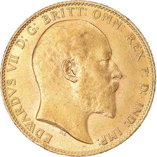 Munten, Groot Bretagne, Edward VII, Sovereign, 1906, London, PR, Goud, KM:805