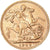 Moneda, Gran Bretaña, Edward VII, Sovereign, 1906, London, EBC, Oro, KM:805