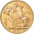 Moneda, Gran Bretaña, Edward VII, Sovereign, 1907, EBC, Oro, KM:805