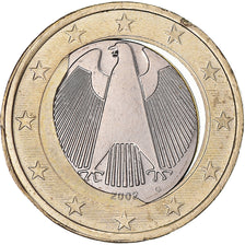 Deutschland, Euro, 2002, Karlsruhe, error misaligned core, VZ, Bi-Metallic