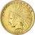 Moneda, Estados Unidos, Indian Head, $10, Eagle, 1913, Philadelphia, MBC+, Oro