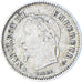 Moneta, Francia, Napoleon III, 20 Centimes, 1867, Strasbourg, MB+, Argento
