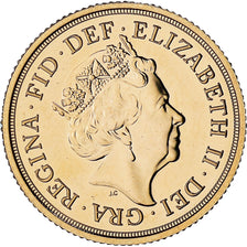 Wielka Brytania, Elizabeth II, Sovereign, 2016, MS(65-70), Złoto