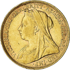 Moneta, Gran Bretagna, Victoria, Sovereign, 1899, BB+, Oro, KM:785