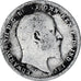 Coin, Great Britain, Edward VII, 3 Pence, 1902, VF(20-25), Silver, KM:797.1