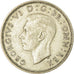 Moeda, Grã-Bretanha, George VI, Florin, Two Shillings, 1946, EF(40-45), Prata