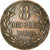 Monnaie, Guernsey, 8 Doubles, 1902, Heaton, Birmingham, TB, Bronze, KM:7