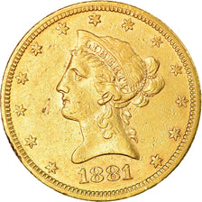 Münze, Vereinigte Staaten, Coronet Head, $10, Eagle, 1881, U.S. Mint, San