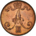 Münze, Finnland, Alexander III, 5 Pennia, 1889, VZ, Kupfer, KM:11