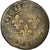 Coin, France, Louis XIII, Double tournois, buste enfantin au col fraisé, Double
