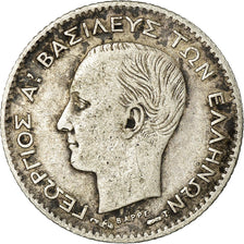 Monnaie, Grèce, George I, 20 Lepta, 1883, Paris, TTB, Argent, KM:44