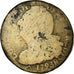 Moneta, Francia, 2 sols françois, 2 Sols, 1793, Orléans, MB, Bronzo
