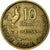 Moneta, Francia, Guiraud, 10 Francs, 1954, Paris, BB, Alluminio-bronzo