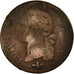 Coin, France, Louis XVI, Sol ou sou, Sol, 1791, Lyon, F(12-15), Copper