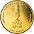 Moeda, Israel, 1/2 New Sheqel, 2006, MS(63), Alumínio-Bronze, KM:159