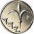 Moneda, Israel, New Sheqel, 2007, EBC+, Níquel chapado en acero, KM:160a