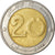 Moneta, Algeria, 20 Dinars, 1996, Algiers, MB+, Bi-metallico, KM:125