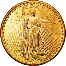 Moneta, Stati Uniti, Saint-Gaudens, $20, Double Eagle, 1926, U.S. Mint, San