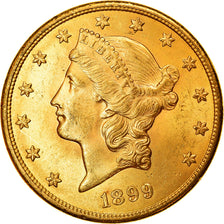 Münze, Vereinigte Staaten, Liberty Head, $20, Double Eagle, 1899, U.S. Mint